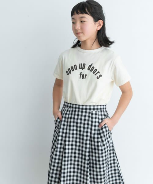 URBAN RESEARCH DOORS / アーバンリサーチ ドアーズ トップス | 『WEB/一部店舗限定サイズ』パイピングロゴTシャツ(KIDS) | 詳細8