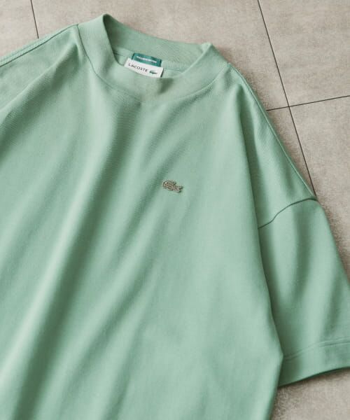 URBAN RESEARCH DOORS / アーバンリサーチ ドアーズ Tシャツ | 『別注』LACOSTE for DOORS　20th mossstitch mockT-shirts | 詳細10