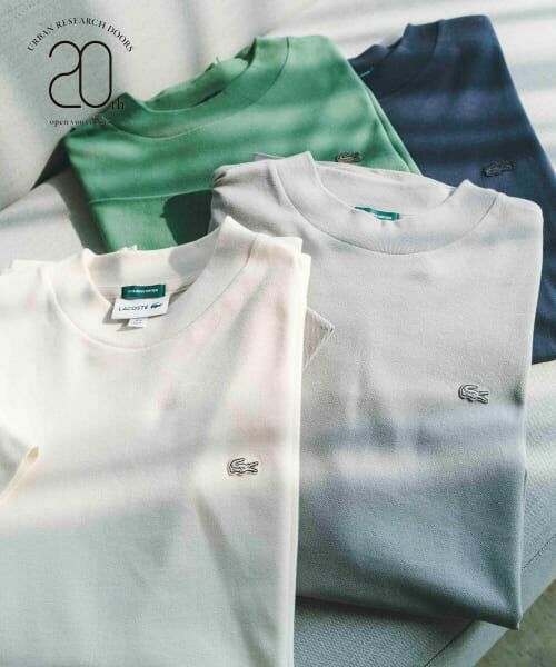 URBAN RESEARCH DOORS / アーバンリサーチ ドアーズ Tシャツ | 『別注』LACOSTE for DOORS　20th mossstitch mockT-shirts | 詳細21