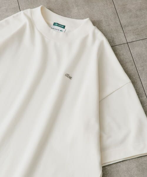 URBAN RESEARCH DOORS / アーバンリサーチ ドアーズ Tシャツ | 『別注』LACOSTE for DOORS　20th mossstitch mockT-shirts | 詳細5