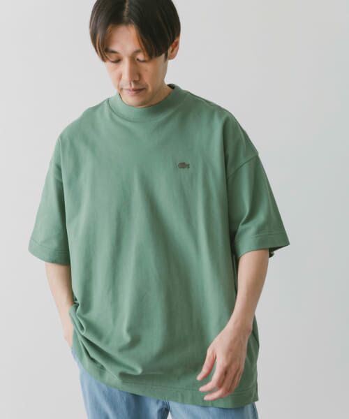 URBAN RESEARCH DOORS / アーバンリサーチ ドアーズ Tシャツ | 『別注』LACOSTE for DOORS　20th mossstitch mockT-shirts | 詳細7