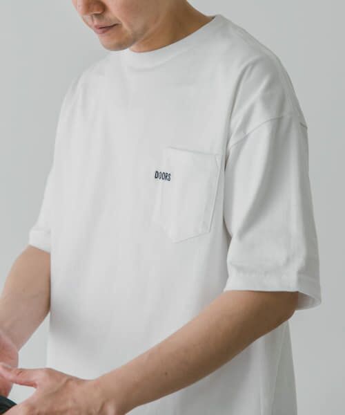 URBAN RESEARCH DOORS / アーバンリサーチ ドアーズ Tシャツ | 『ユニセックス』ワンポイント刺繍ポケットTシャツ | 詳細5