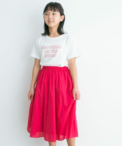 URBAN RESEARCH DOORS / アーバンリサーチ ドアーズ トップス | 『WEB/一部店舗限定サイズ』インドオーガニックロゴTシャツ(KIDS) | 詳細5