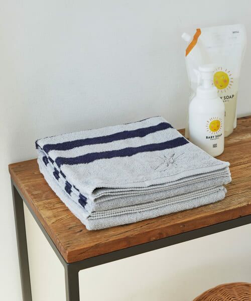 URBAN RESEARCH DOORS / アーバンリサーチ ドアーズ タオル | LIVING PRODUCTS　Bath Towel border | 詳細2