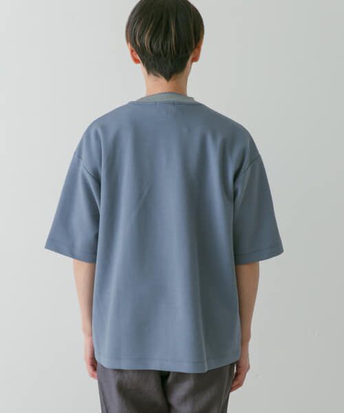 URBAN RESEARCH DOORS / アーバンリサーチ ドアーズ Tシャツ | リブニットショートスリーブTシャツ | 詳細21