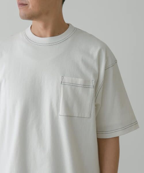 URBAN RESEARCH DOORS / アーバンリサーチ ドアーズ Tシャツ | USAコットン配色ステッチポケットTシャツ | 詳細29
