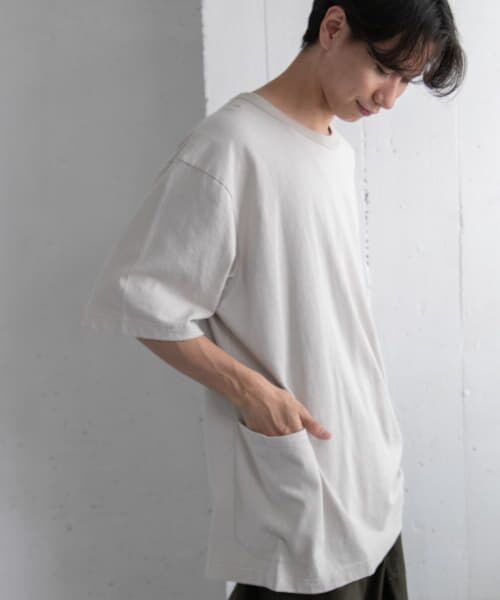 URBAN RESEARCH DOORS / アーバンリサーチ ドアーズ Tシャツ | FORK&SPOON　R Side Pocket T-shirts | 詳細2
