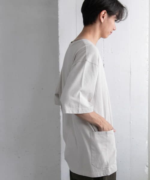 URBAN RESEARCH DOORS / アーバンリサーチ ドアーズ Tシャツ | FORK&SPOON　R Side Pocket T-shirts | 詳細4