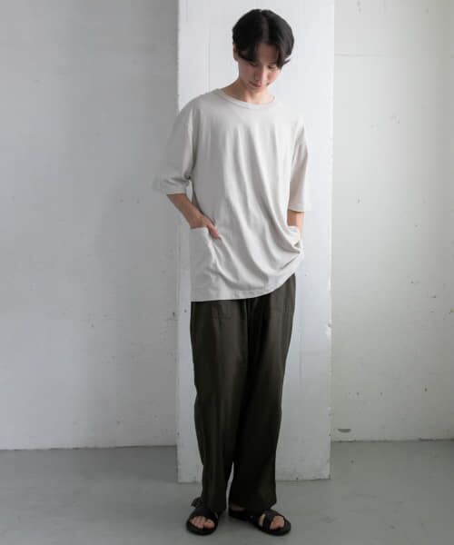 URBAN RESEARCH DOORS / アーバンリサーチ ドアーズ Tシャツ | FORK&SPOON　R Side Pocket T-shirts | 詳細7