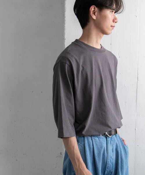 URBAN RESEARCH DOORS / アーバンリサーチ ドアーズ Tシャツ | 『吸水速乾』『接触冷感』FORK&SPOON　プレーティング 5分袖 Tシャツ | 詳細16