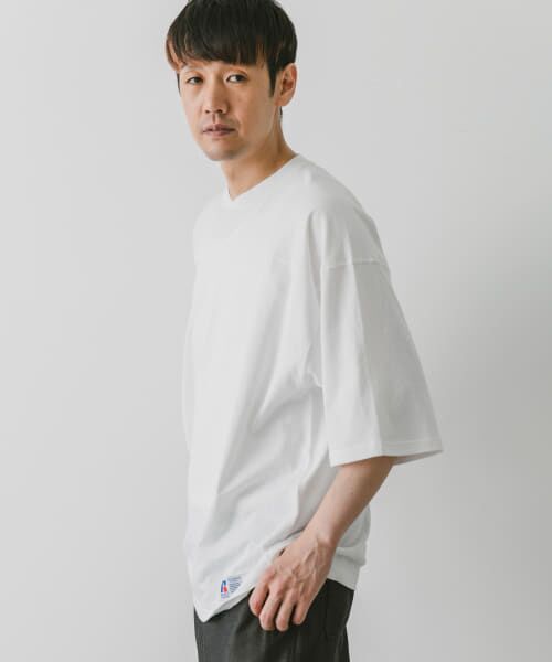 URBAN RESEARCH DOORS / アーバンリサーチ ドアーズ Tシャツ | 『別注』RUSSELL ATHLETIC×DOORS　FOOTBALL H/S T-SHIRTS | 詳細2