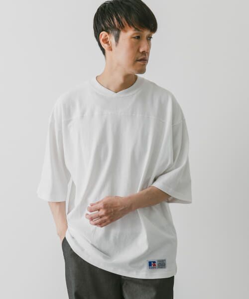 URBAN RESEARCH DOORS / アーバンリサーチ ドアーズ Tシャツ | 『別注』RUSSELL ATHLETIC×DOORS　FOOTBALL H/S T-SHIRTS | 詳細4