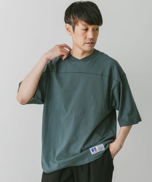 URBAN RESEARCH DOORS / アーバンリサーチ ドアーズ Tシャツ | 『別注』RUSSELL ATHLETIC×DOORS　FOOTBALL H/S T-SHIRTS | 詳細8