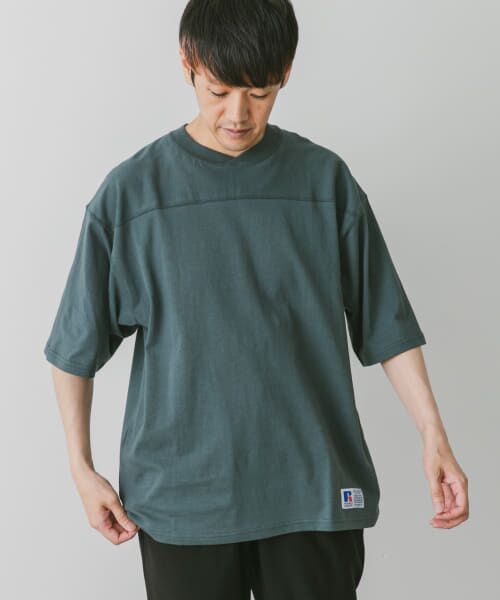 URBAN RESEARCH DOORS / アーバンリサーチ ドアーズ Tシャツ | 『別注』RUSSELL ATHLETIC×DOORS　FOOTBALL H/S T-SHIRTS | 詳細9