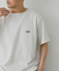 『吸水速乾』ミニ裏毛ラバーネームショートスリーブTシャツ