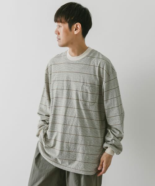 URBAN RESEARCH DOORS / アーバンリサーチ ドアーズ Tシャツ | 『別注』ENDS and MEANS×DOORS　20th Pocket L/S T-shirts | 詳細17