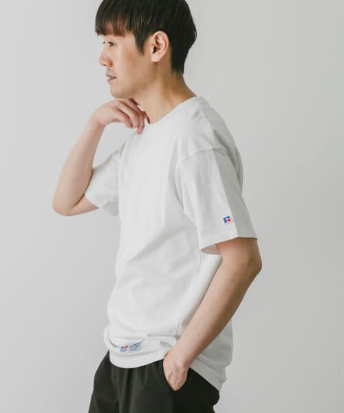 URBAN RESEARCH DOORS / アーバンリサーチ ドアーズ Tシャツ | 『別注』RUSSELL ATHLETIC×DOORS　USA Cotton Basic Tee | 詳細3