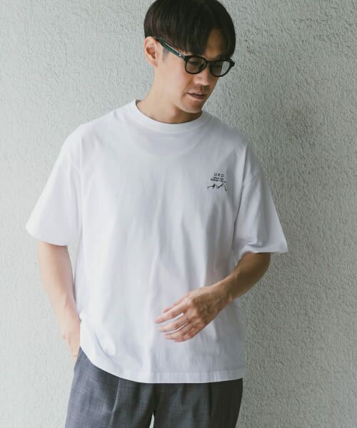 URBAN RESEARCH DOORS / アーバンリサーチ ドアーズ Tシャツ | URD Embroidery T-SHIRTS | 詳細1