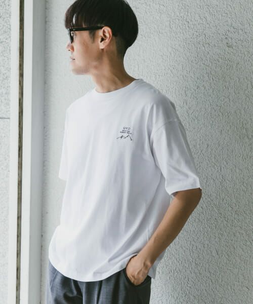 URBAN RESEARCH DOORS / アーバンリサーチ ドアーズ Tシャツ | URD Embroidery T-SHIRTS | 詳細2