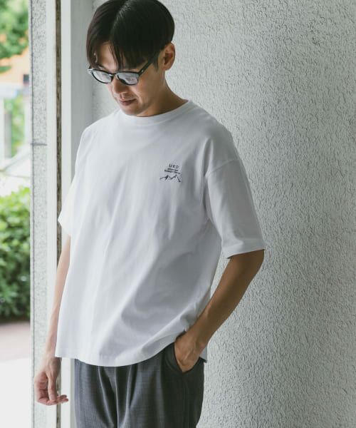 URBAN RESEARCH DOORS / アーバンリサーチ ドアーズ Tシャツ | URD Embroidery T-SHIRTS | 詳細3
