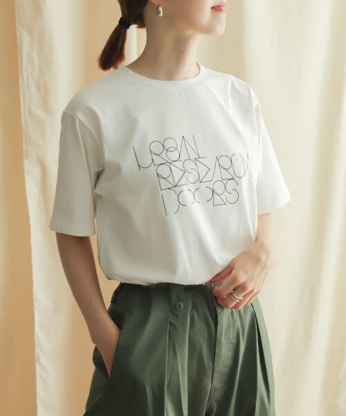 URBAN RESEARCH DOORS / アーバンリサーチ ドアーズ Tシャツ | 20周年ロゴプリントTシャツ | 詳細1