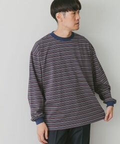 マルチボーダーロングスリーブTシャツ