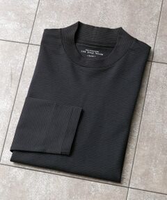 『抗菌/防臭』LIFE STYLE TAILOR　シルケットポンチストレッチ長袖Tシャツ