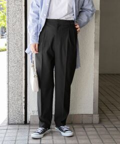 『WEB/一部店舗限定』FORK&SPOON　ideal stretch ツータックパンツ