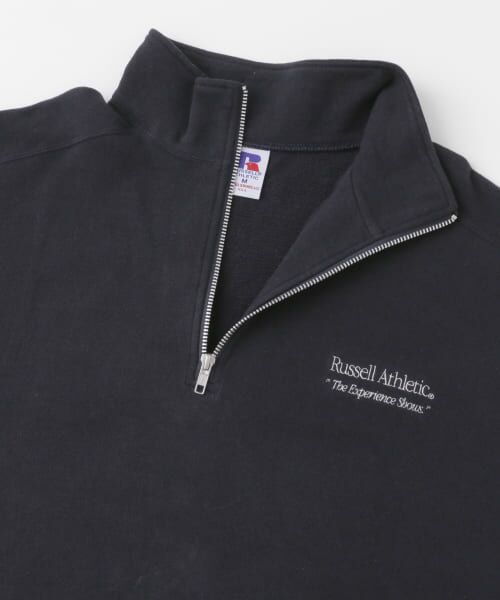 セール】 『別注』RUSSELL ATHLETIC×DOORS HALF ZIP SWEAT