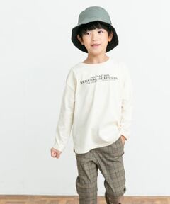 コットンクルーネックロンTシャツ(KIDS)