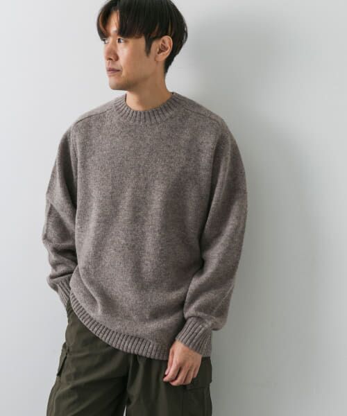 URBAN RESEARCH DOORS / アーバンリサーチ ドアーズ ニット・セーター | 『4サイズ展開』手洗い可 WOOL100% クルーネックニット | 詳細11