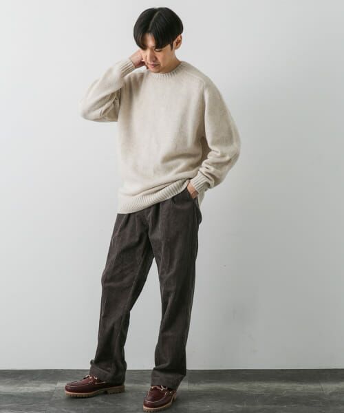 URBAN RESEARCH DOORS / アーバンリサーチ ドアーズ ニット・セーター | 『4サイズ展開』手洗い可 WOOL100% クルーネックニット | 詳細6