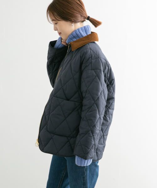 美品 Barbour Swinton Quilt Jacket ダウンジャケット-