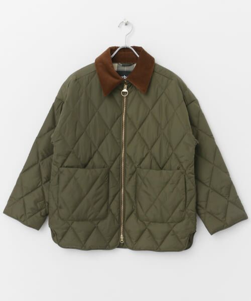 美品 Barbour Swinton Quilt Jacket ダウンジャケット-