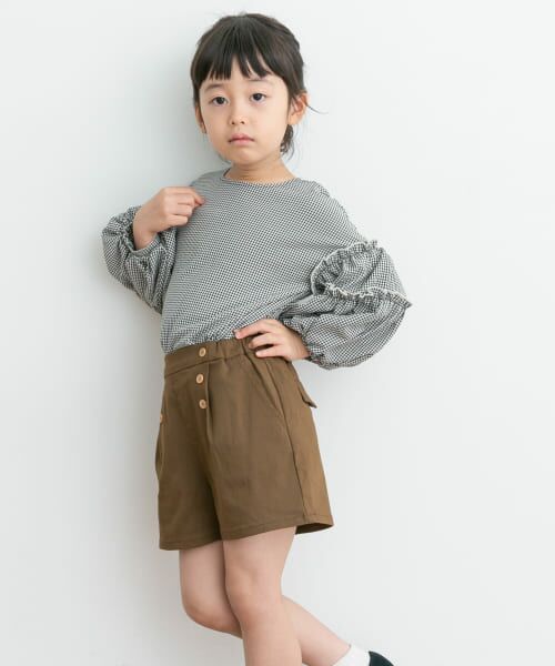 URBAN RESEARCH DOORS / アーバンリサーチ ドアーズ その他パンツ | ストレッチタックキュロット(KIDS) | 詳細15