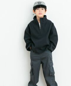 セール】 『親子リンク』add fabrics ハーフジップ(KIDS) （トップス