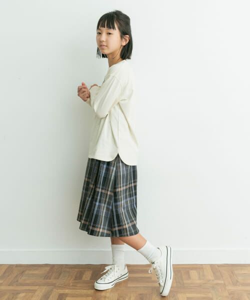 URBAN RESEARCH DOORS / アーバンリサーチ ドアーズ パンツ | 『WEB/一部店舗限定』『親子リンク』カラーチェックスカート(KIDS) | 詳細10