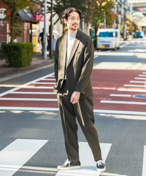 イージーケア』LIFE STYLE TAILOR ウールライクツイルコンフォータブル