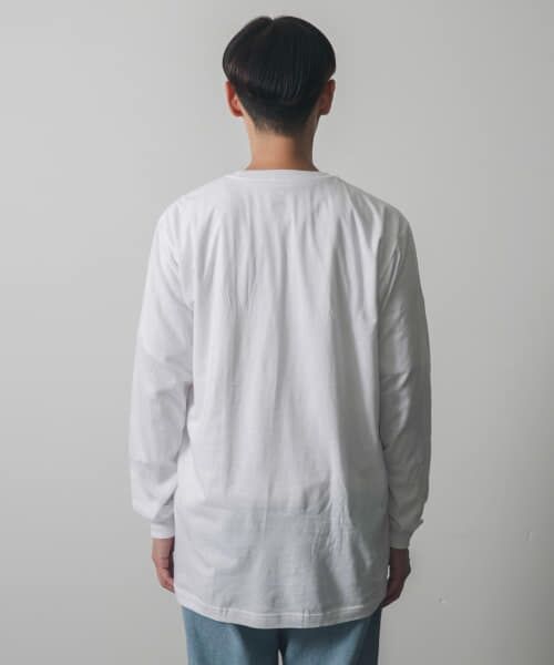 URBAN RESEARCH DOORS / アーバンリサーチ ドアーズ Tシャツ | 『別注』Hanes×DOORS　2P DOORS Fit Long-Sleeve T-shirts | 詳細11