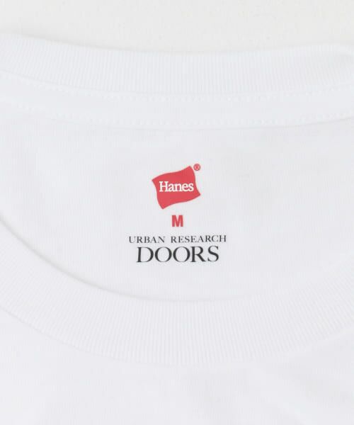 URBAN RESEARCH DOORS / アーバンリサーチ ドアーズ Tシャツ | 『別注』Hanes×DOORS　2P DOORS Fit Long-Sleeve T-shirts | 詳細17