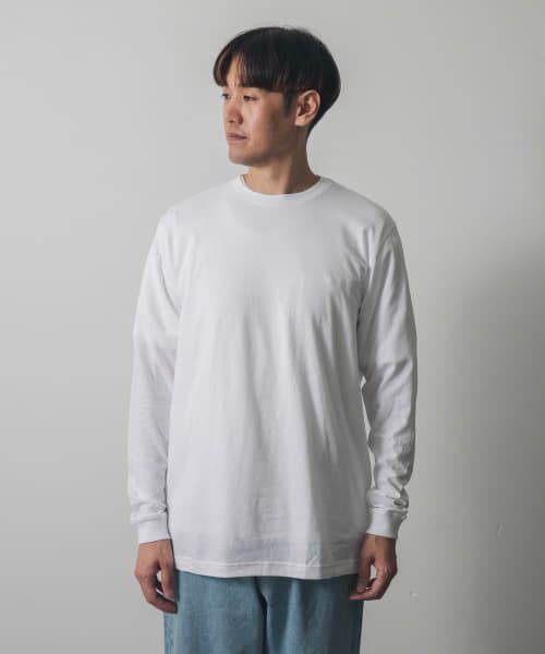 URBAN RESEARCH DOORS / アーバンリサーチ ドアーズ Tシャツ | 『別注』Hanes×DOORS　2P DOORS Fit Long-Sleeve T-shirts | 詳細6