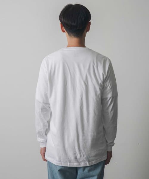 URBAN RESEARCH DOORS / アーバンリサーチ ドアーズ Tシャツ | 『別注』Hanes×DOORS　2P DOORS Fit Long-Sleeve T-shirts | 詳細8