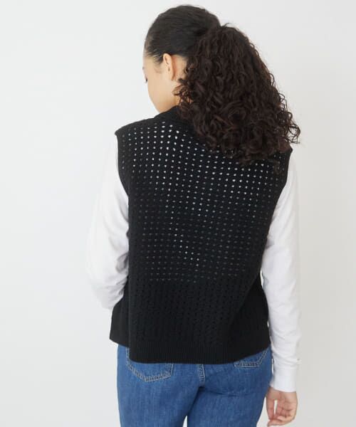 URBAN RESEARCH DOORS / アーバンリサーチ ドアーズ ベスト | mizuiro ind　short vest with collar | 詳細2