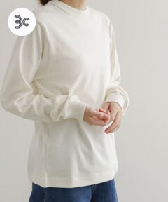 『ユニセックス』『6サイズ展開』commpost　リサイクルコットンロングスリーブTシャツ