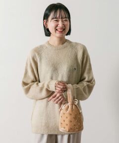 『別注』『ユニセックス』PENNEYS×DOORS　THE FOX モヘアタッチクルーネックニット