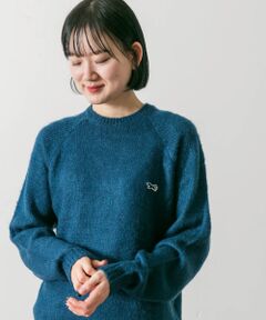 『別注』『ユニセックス』PENNEYS×DOORS　THE FOX モヘアタッチクルーネックニット