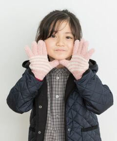マシュマロボーダー手袋(KIDS)