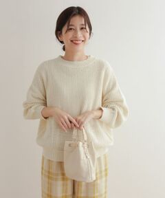 メッシュKNITプルオーバー