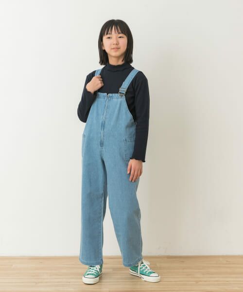 URBAN RESEARCH DOORS / アーバンリサーチ ドアーズ トップス | 『WEB/一部店舗限定サイズ』メローフリルリブタートルネックTシャツ(KIDS) | 詳細10