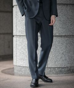 『イージーケア』LIFE STYLE TAILOR　ブラッシュドウールライクコンフォータブルパンツ